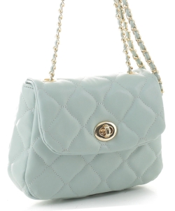 Fashion Quilted Mini Crossbody Bag JUS2659 MINT/